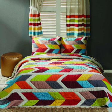 Rowan Queen Set; Quilt 90Wx90L-2 Shams 21x27 VHC Brands - The Fox Decor